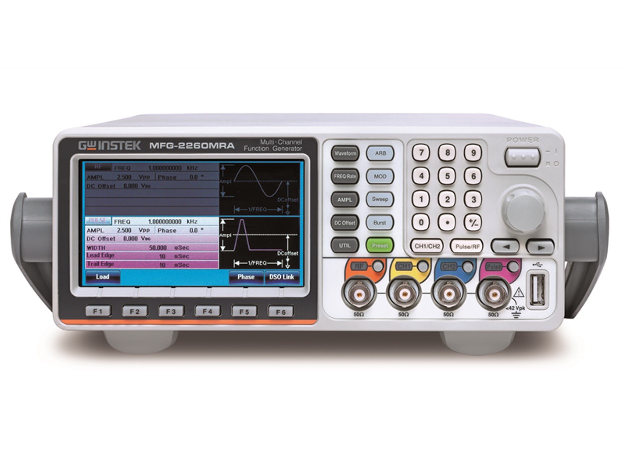 MFG-2000 시리즈 60MHz/30MHz/20MHz/10MHz 다채널 임의파형 함수 발생기, GWINSTEK