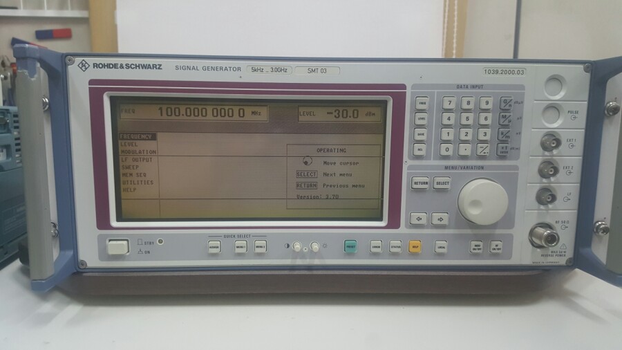 중고 RF시그젠, 로데슈바르츠 SMT03, 3GHz RF Signal Generator