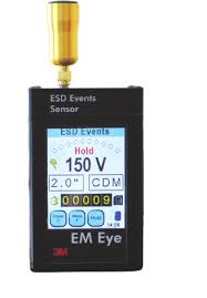 중고CTM048, EM Eye Meter, Handdeld ESD/EMI Event detector, EM Field, RF Signal Meter,3M