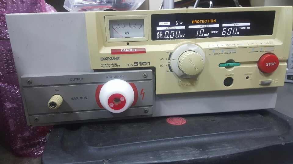 내전압시험기 렌탈서비스, TOS5101 KIKUSUI 10kV, AC/DC 내전압시험기