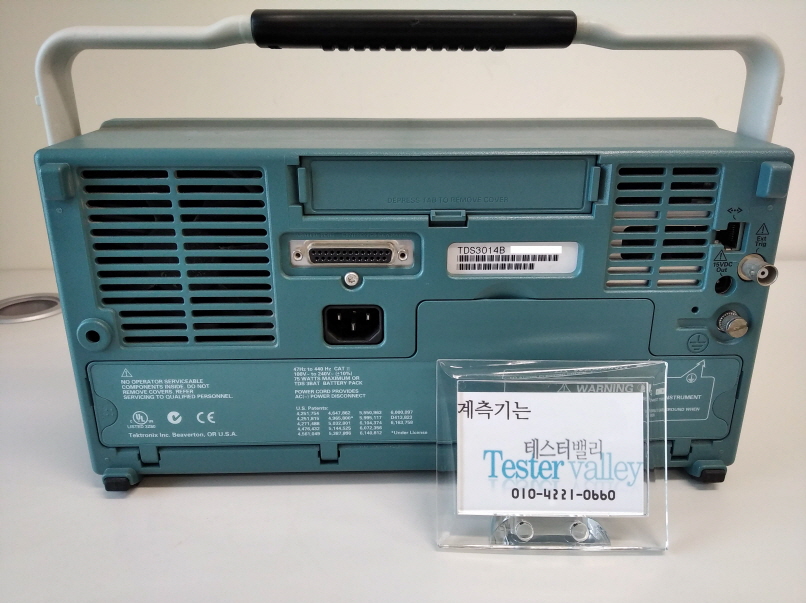 TDS3014B  Tektronix Digital Oscilloscope 100MHz주파수대역, 4채널, 텍트로닉스 중고오실로스코프