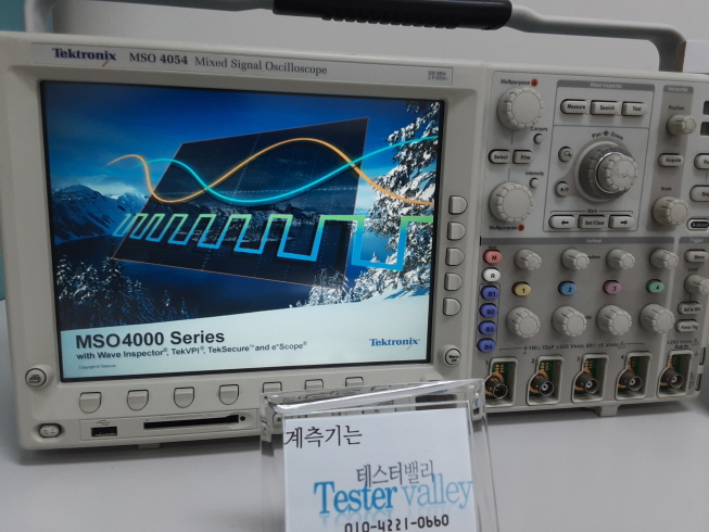 텍트로닉스 오실로스코프 중고품 판매, MSO4054 TEKTRONIX 500MHz 4Channel 혼합신호Oscilloscope