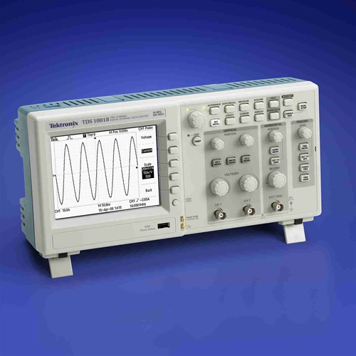 중고 TEKTRONICS TDS1012B, 오실로스코프, 100 MHz Channels: 2 Sample Rate: 1.0 GS/s