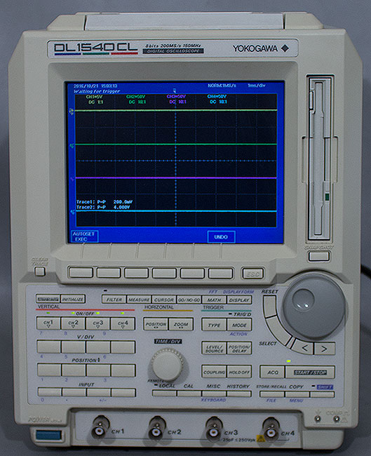 중고 요꼬가와 오실로스코프 YOKOGAWA DL6104 OSCILLOSCOPE 5GS / s, 1GHz