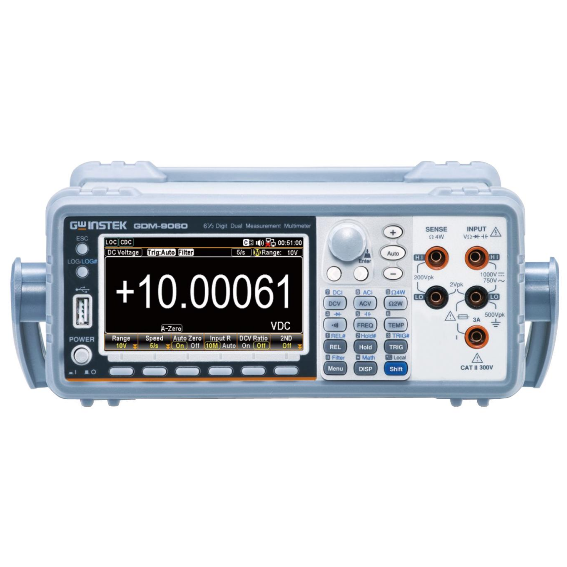 [중고] GW Instek GDM-9060 디지털 멀티미터 | 6½ 디지트 | 듀얼 디스플레이 | 통계·트렌드 그래프 지원