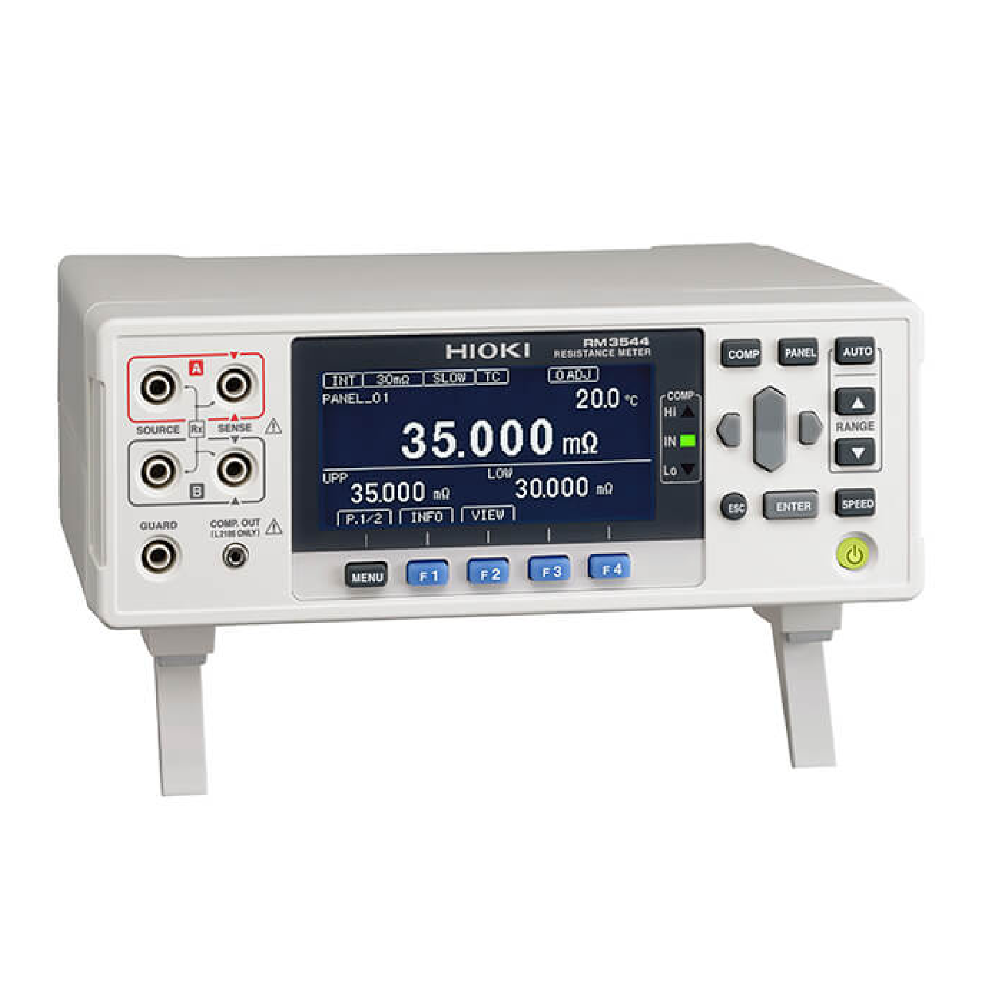 [중고] Hioki RM3544-01 정밀 저저항계 | 0.1μΩ 분해능 | 고속·고정밀 측정 | EXT I/O 지원